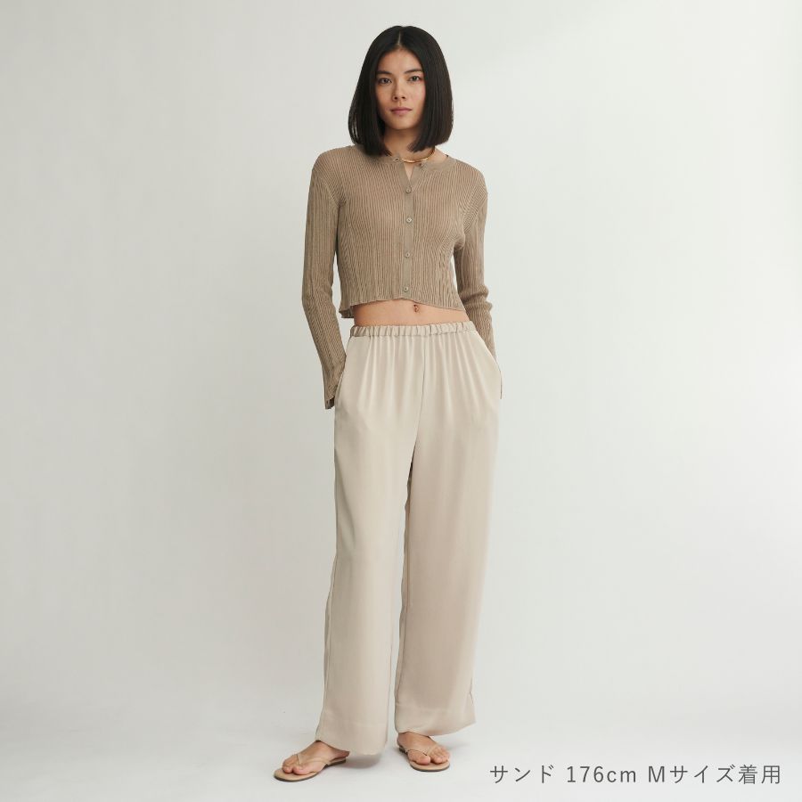 ハウント(着用1回)ヴィンテージサテンワイドパンツ ハウント(着用1回