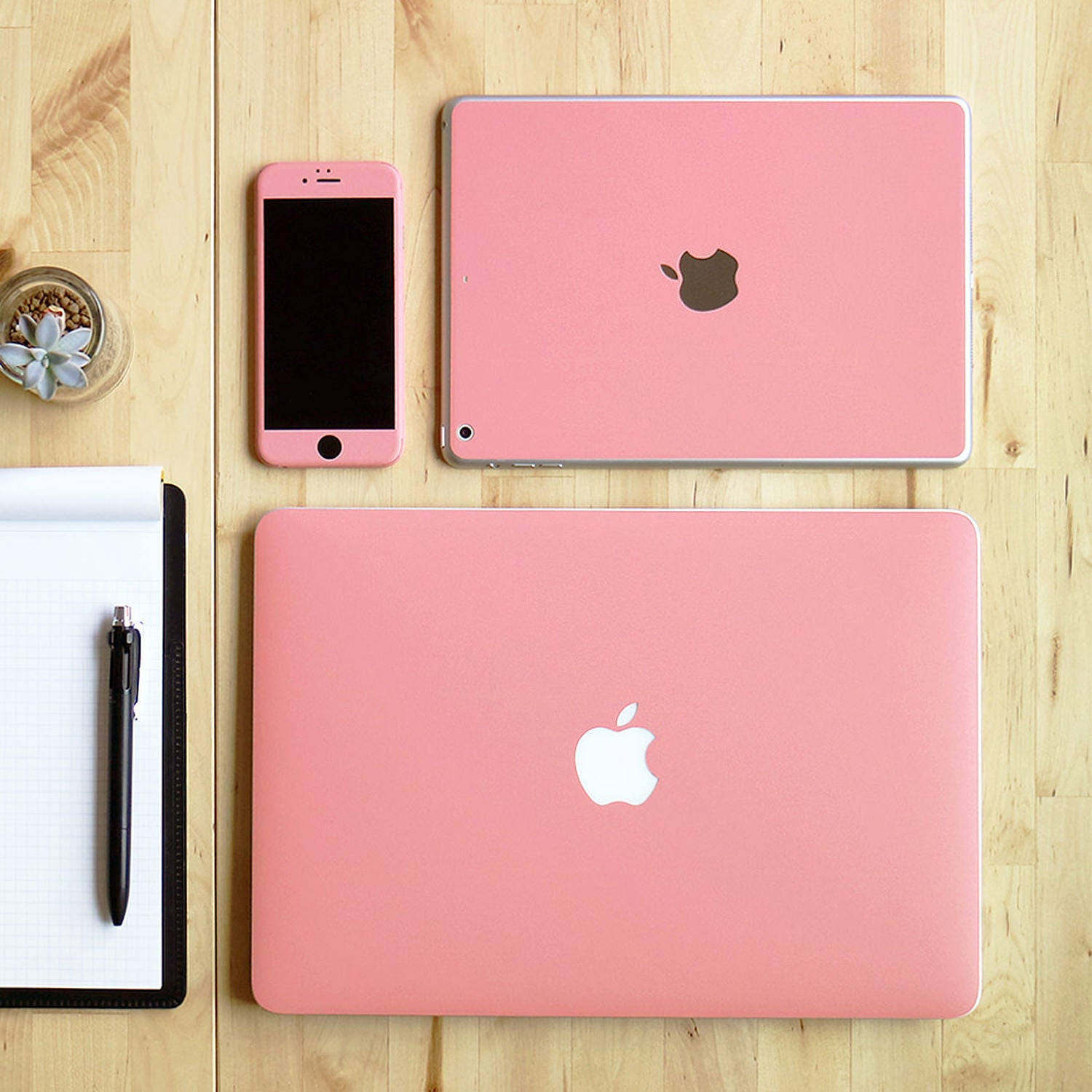 スキンシール iPad 第5世代 第6世代 サーモンピンク – wraplus