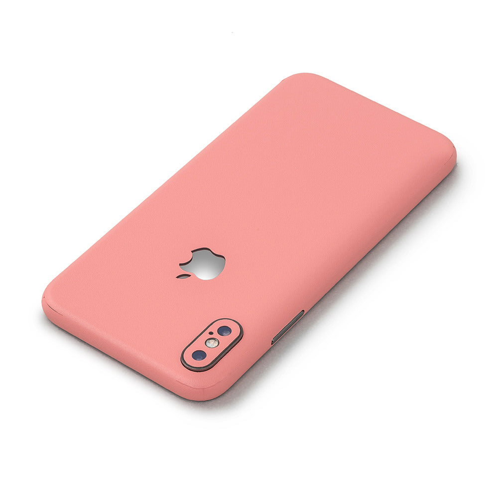 スキンシール iPhoneXR サーモンピンク 全面カバー – wraplus