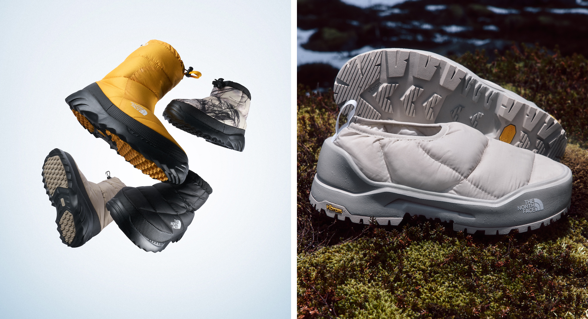 The North Face Launches Basecamp Puffer Footwear Collection