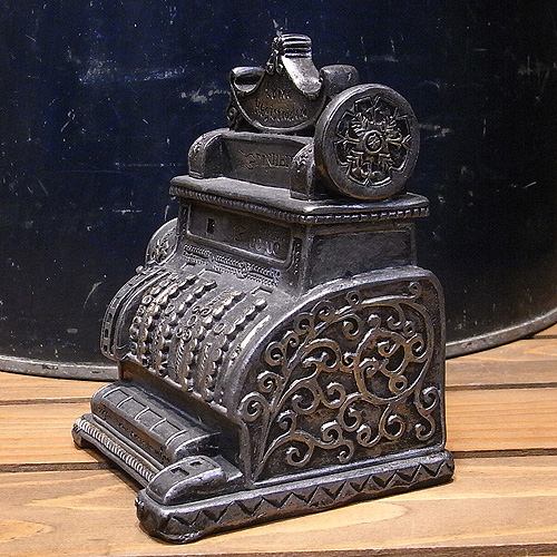 アンティークタイプ レトロレジスターバンク 貯金箱レトロ