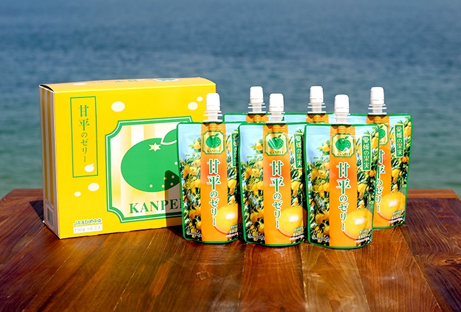 愛媛の果実 甘平入り飲むゼリー｜井戸商店