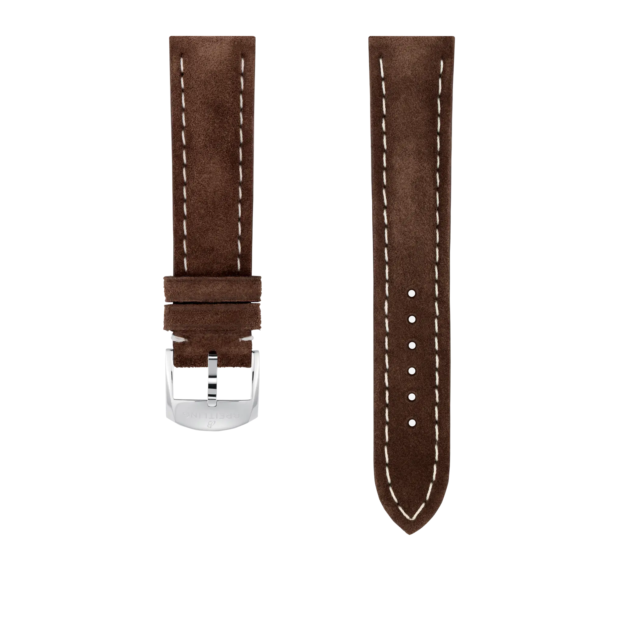 ブラウン ヌバック カーフストラップ - 20 526X | Breitling