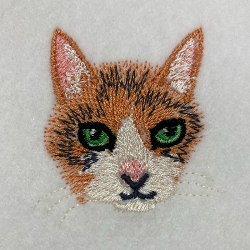ブラザー刺しゅうPROで作ろう！リアルな動物刺繍（毛並み刺繍）の