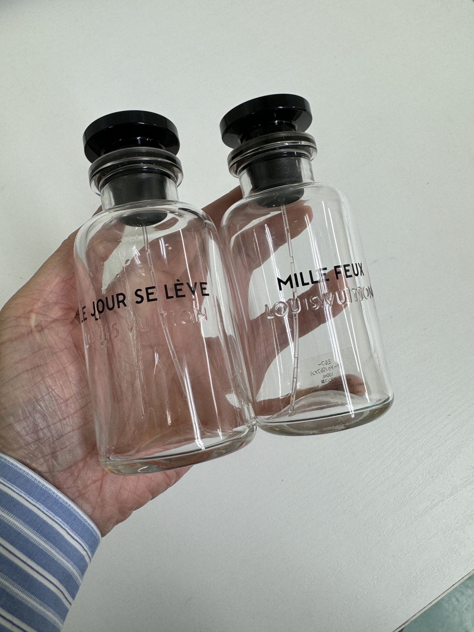ルイヴィトンのパフューム 空き瓶は捨てないで 詰め替えてもらう