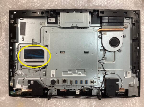 DELL Inspiron 3277のSSD換装 - パソコン修理・データ復旧・設定