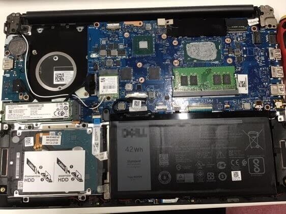 DELLのノートパソコン（Windows 10）から異音がする不具合の修理事例