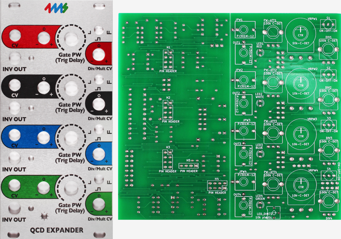 鍵盤楽器 4ms Quad Clock Distributor Expander 4ms QCD Expander