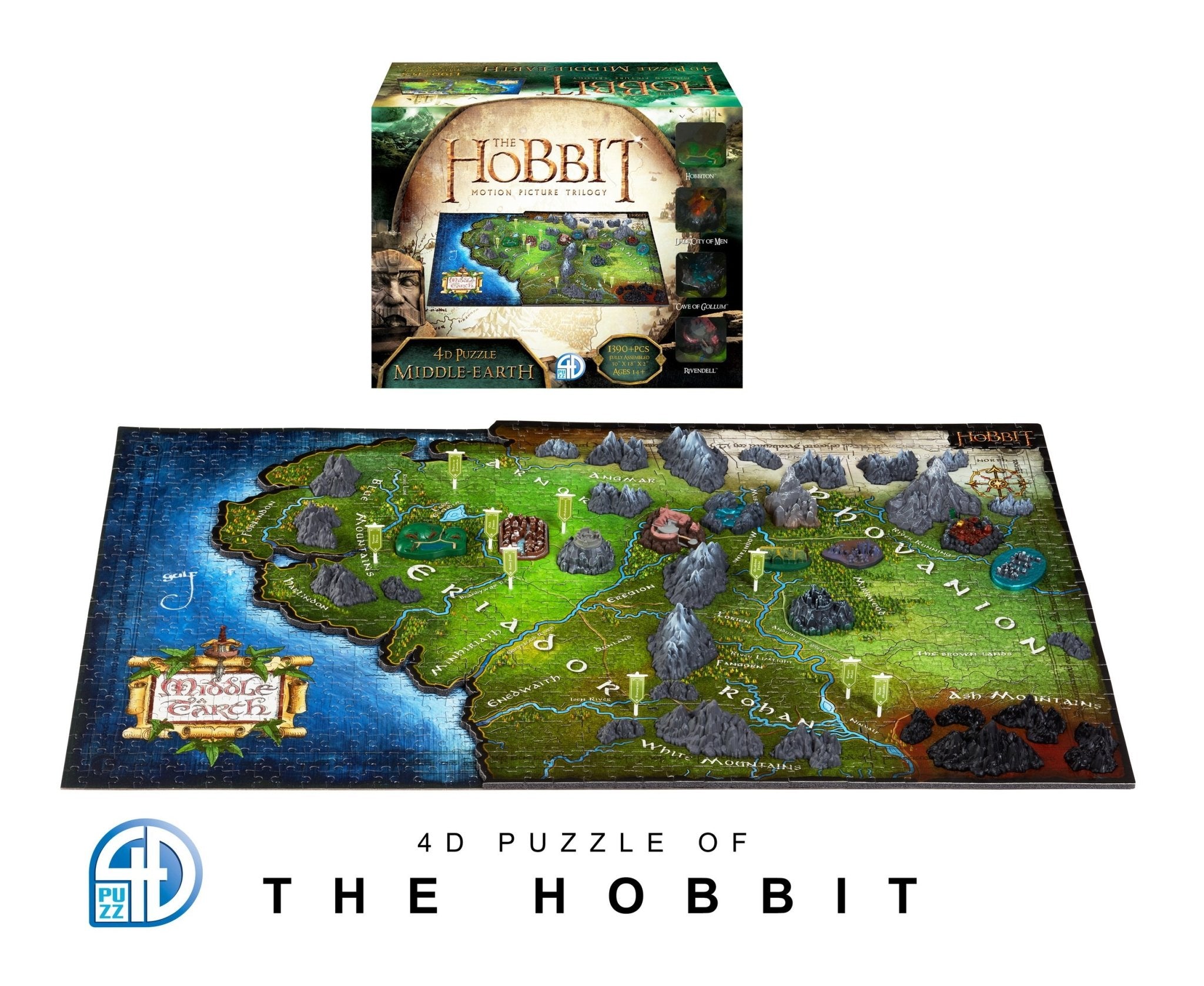 4D The Hobbit Puzzle | 4D Puzzle | 4D Cityscape