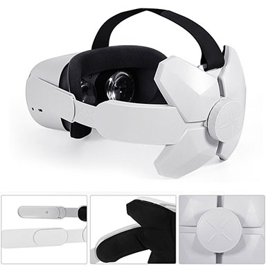 着脱しやすくしっかり固定できるMeta Quest 2用ヘッドストラップが登場