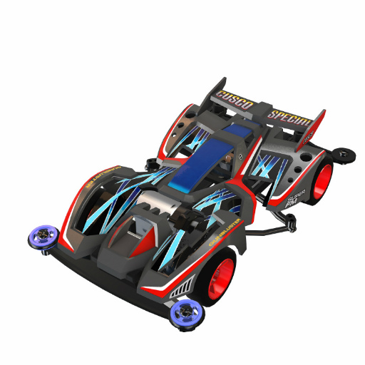 ミニ四駆 超速グランプリ」ガンブラスター クスコスペシャルが登場