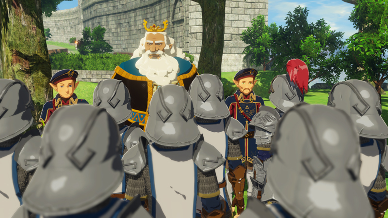 ゼルダ無双 厄災の黙示録」，味方であるハイラル王やプルア，ロベリー