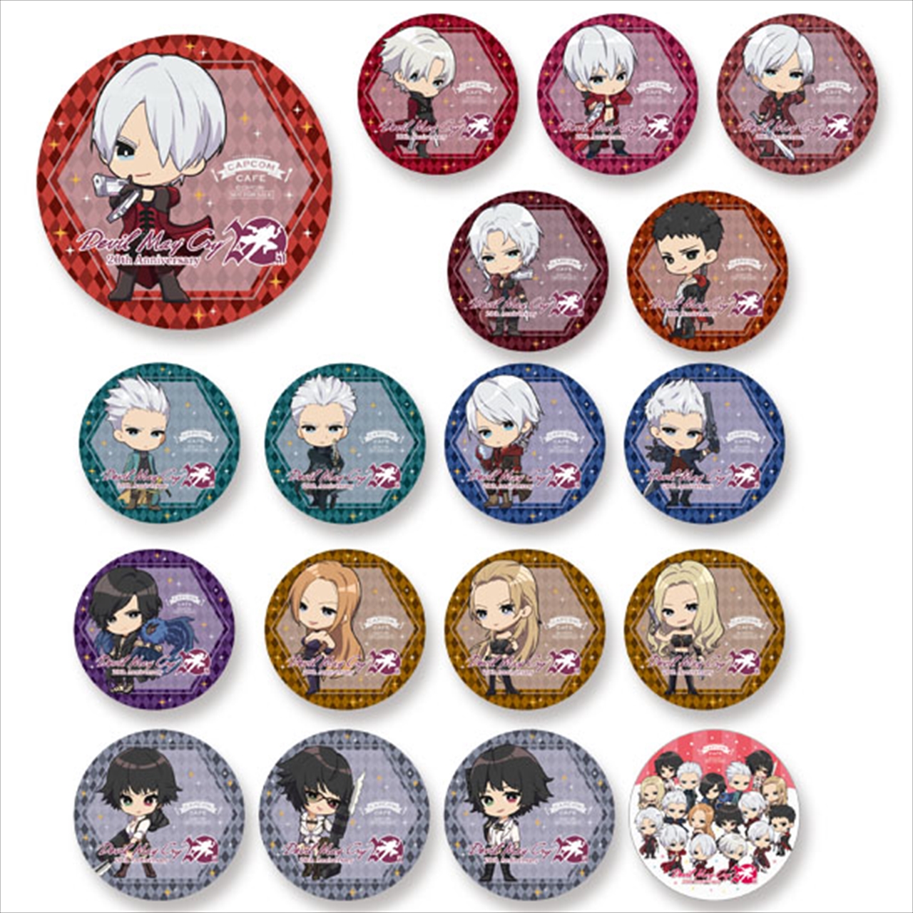 デビルメイクライ ダンテ DMC2 缶バッジ カプコンカフェ 6弾 デビル