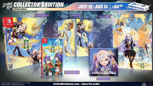 Switch版「エスプガルーダII」の北米パッケージ版が7月16日00：00に