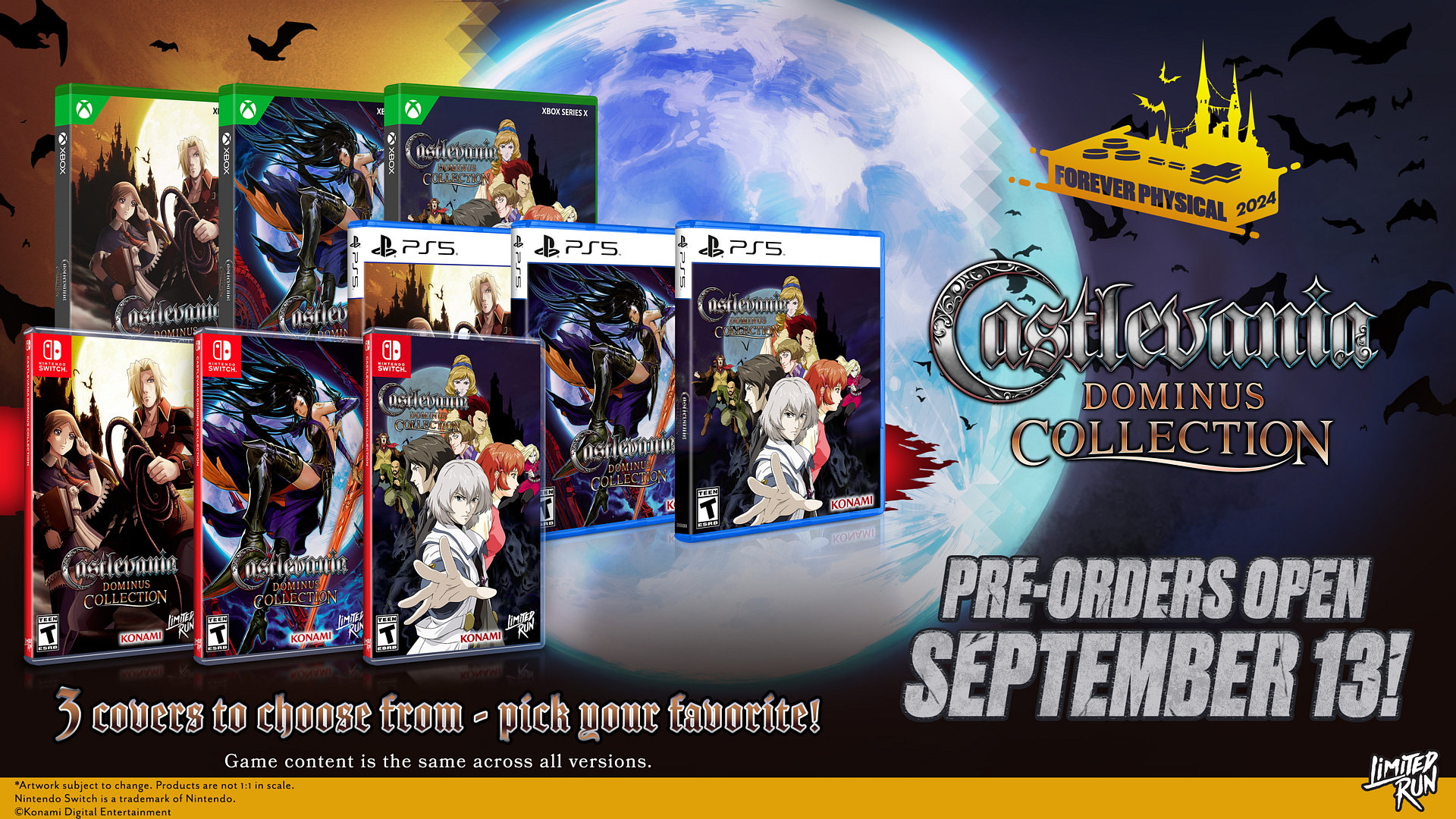 悪魔城ドラキュラ」シリーズの名作を収録する「Castlevania Dominus