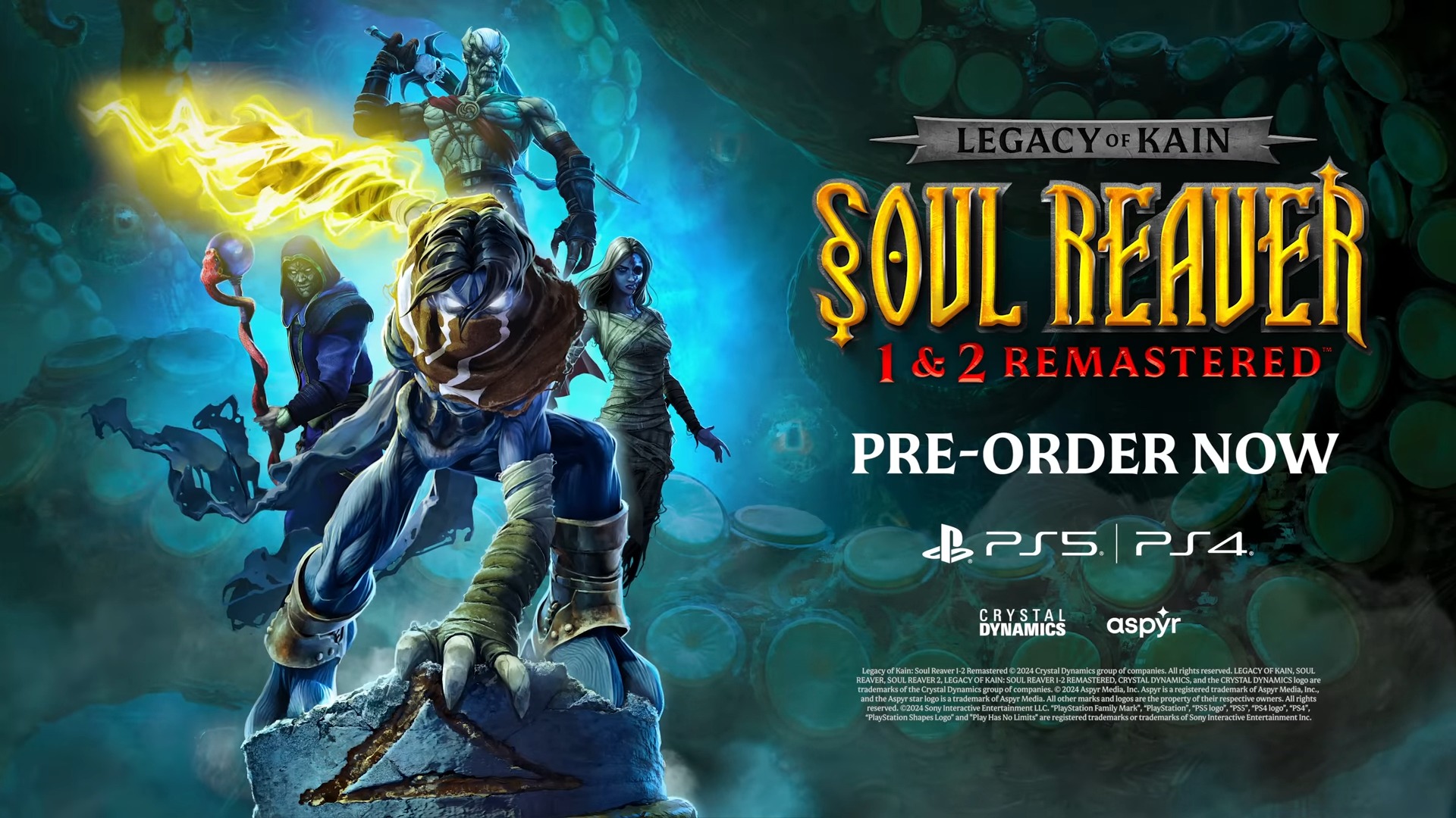 リマスター版「Legacy of Kain Soul Reaver 1-2 Remastered」，12月11