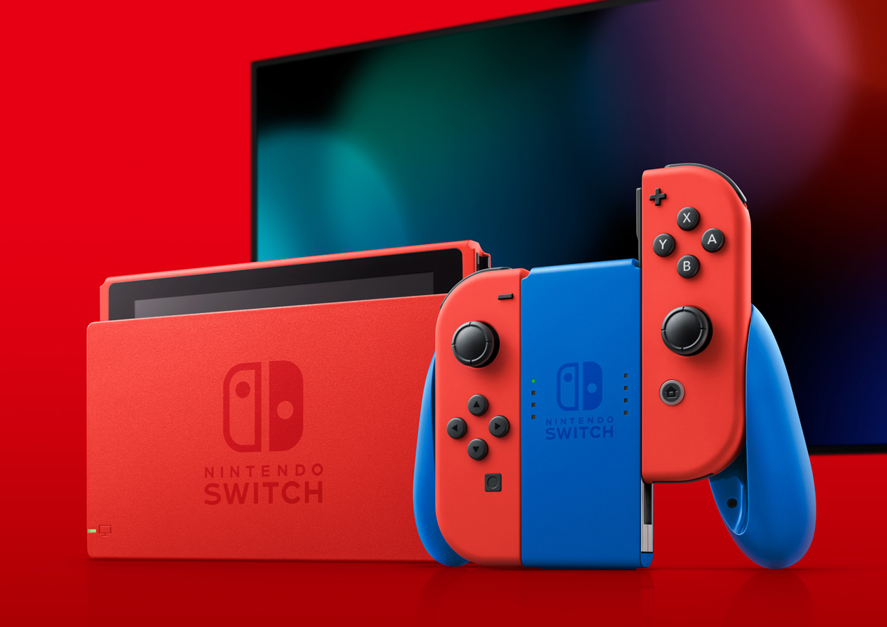 Switch新色「マリオレッド×ブルー セット」が2月12日に発売へ。本体