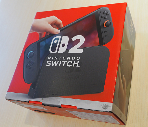 Nintendo Switch 2（日本語・国内専用）」開封の儀。本体の厚みは