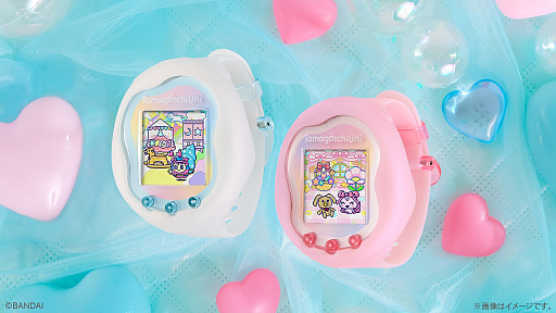 Tamagotchi Uniの新色，オーロラピンク/プリズムホワイトを10月10日