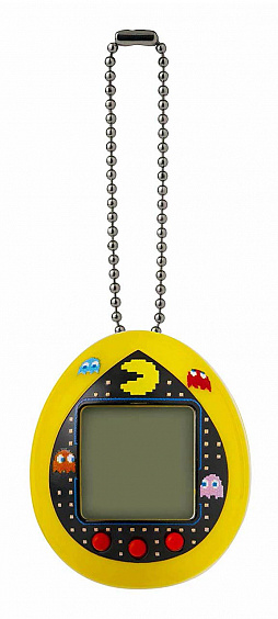 専用ケースに入ったパックマンの「たまごっち」が海外で登場。日本でも