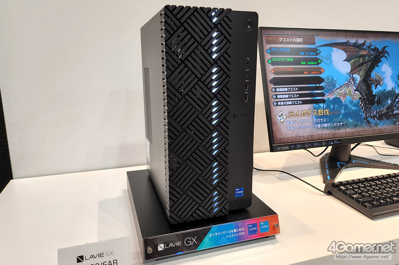 NEC PCがエントリー市場向けゲームPC「LAVIE GX」を発表。Xbox
