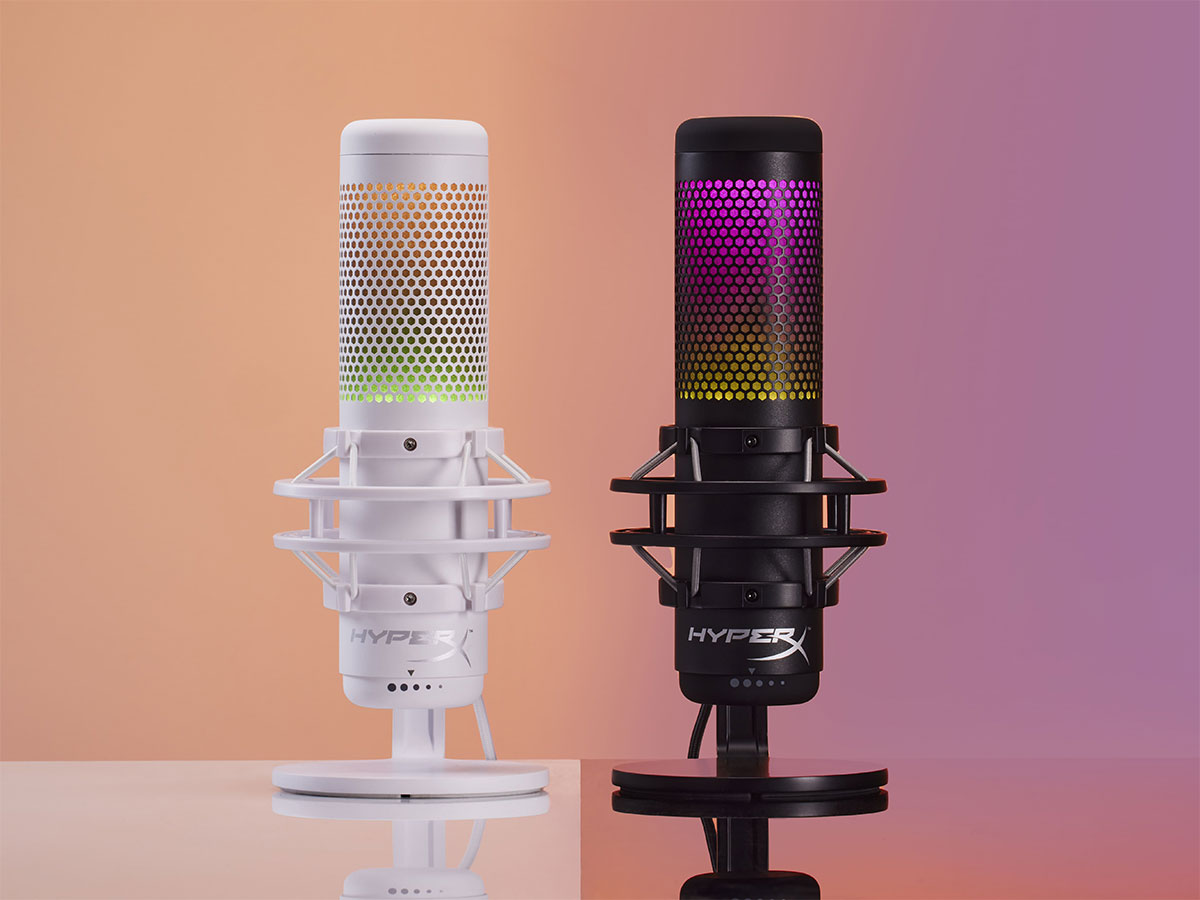 HyperX，USBマイク「QuadCast S」と「SoloCast」に白色モデルを追加