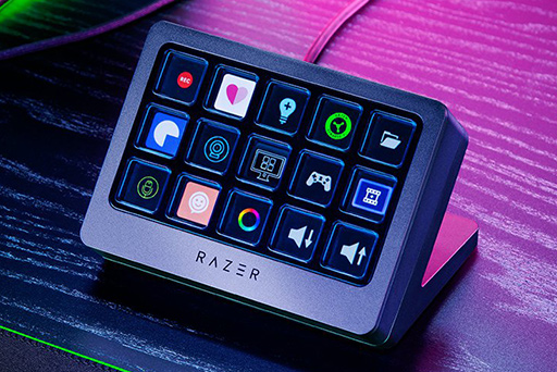 Razerが実況配信者向けの15ボタンキーパッド「Stream Controller X」を発表