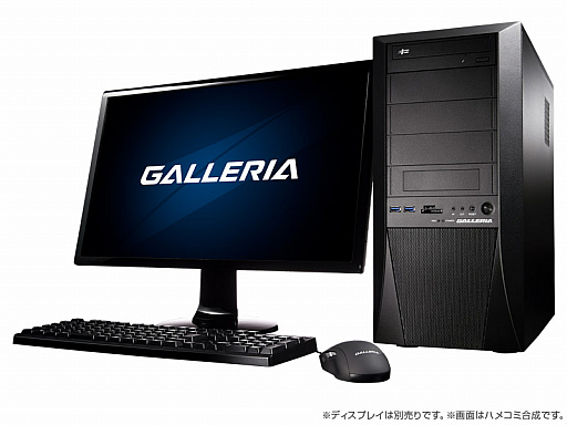 GALLERIA，GTX 1080 Ti＋i7-8700K搭載のゲームPCを10月13日に発売