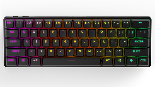SteelSeries，60％サイズの10キーレスキーボード「Apex Pro Mini」を