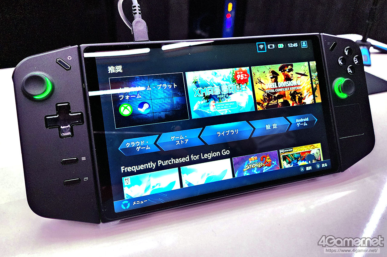 8.8インチ液晶搭載の携帯型ゲームPC「Lenovo Legion Go」が12月8日発売