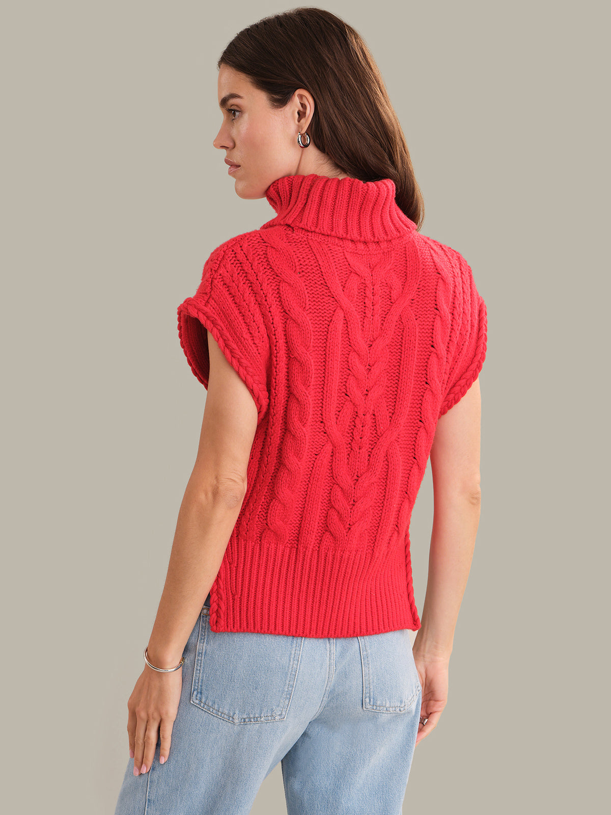 525 America Maeve: Cable Knit Vest