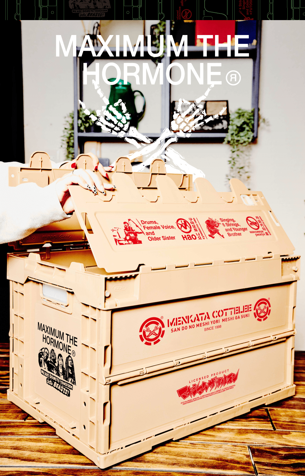 ホルモン折り畳みCONTAINER BOX | 歴代GOODSライブラリー | マキシマム