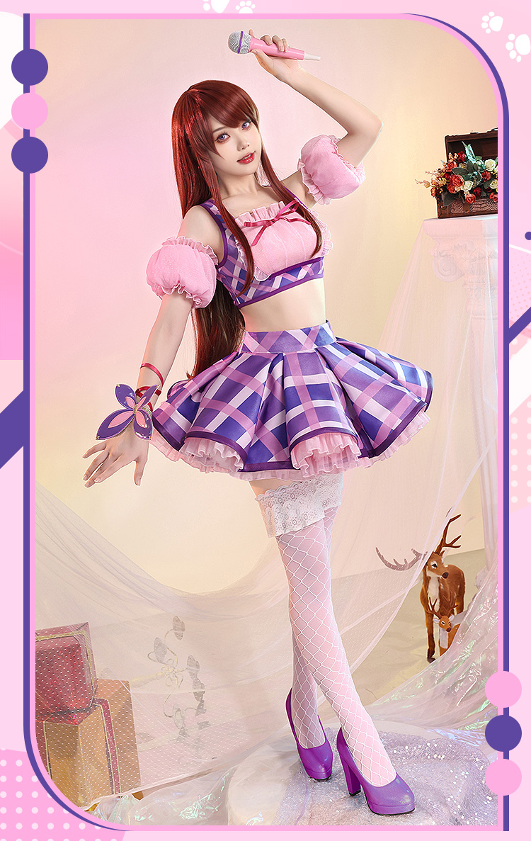 三分妄想 アイカツ！アイドルカツドウ！ コスプレ 紫吹蘭 ステージ