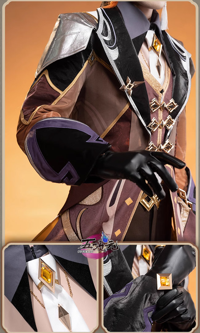 猫屋小舗 原神 コスプレ 鍾離 ショウリ 衣装 リニューアルVer