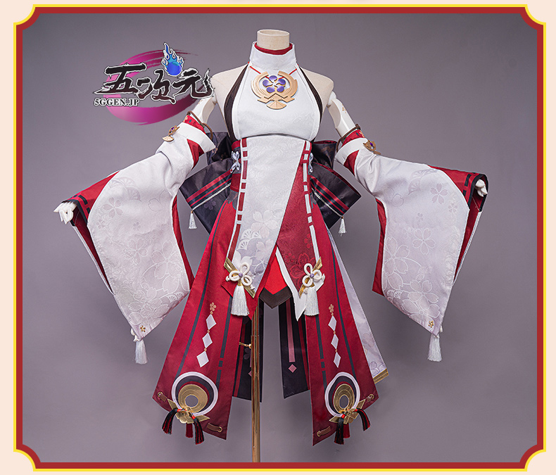 Uwowo 原神 コスプレ 八重神子 やえみこ 衣装