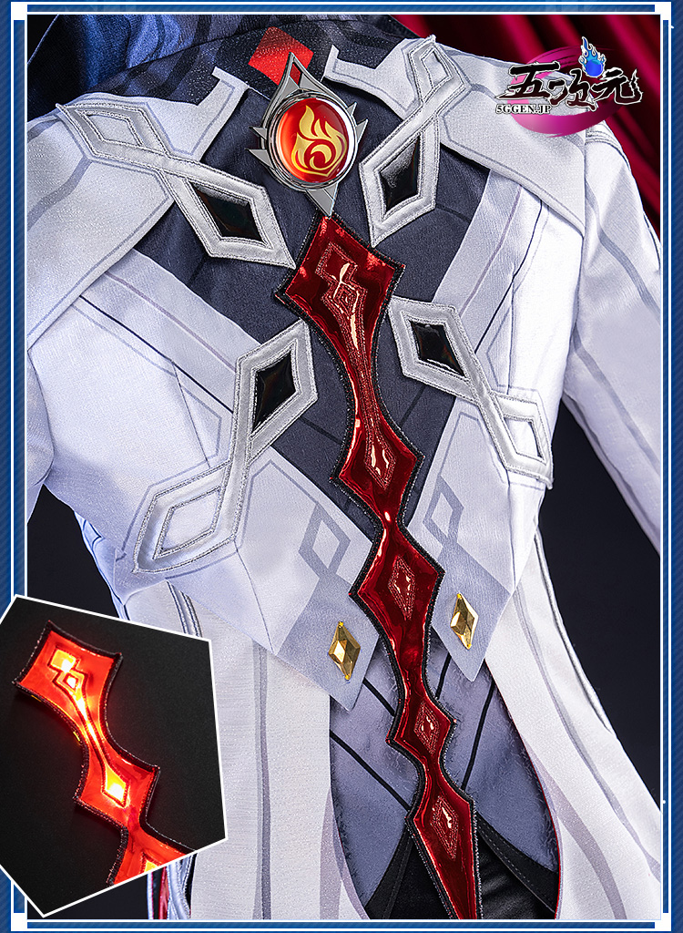 五次元 基萌 原神 コスプレ アルレッキーノ 召使 フォンテーヌ