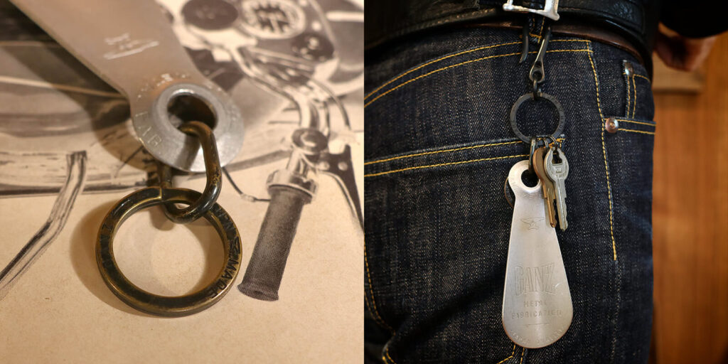 キーフック・ブラック-ブラス・Key Hook - Black Brass - GANZ FACTORY