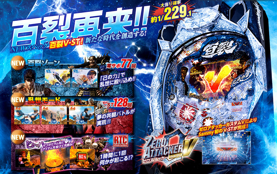 ぱちんこCR北斗の拳5 百裂｜パチスロ・パチンコ 777 TOWN.net