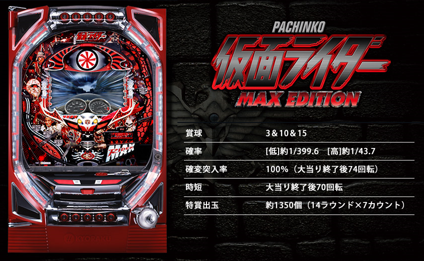 777タウン.net オンライン ぱちんこ仮面ライダーMAX EDITION