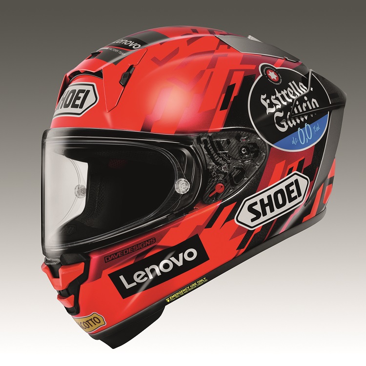 SHOEI】X-FifteenにMotoGPライダーMarc Marquez選手のレプリカモデル