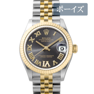 ロレックス デイトジャスト31 Ref.278243 オリーブグリーンローマVI