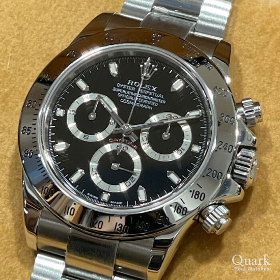ロレックス デイトナ Ref.116520 ブラック 新品｜ロレックス専門店クォーク