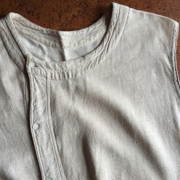 Vintage / 40's Belgium / FRENCH FARMERS COTTON VEST
