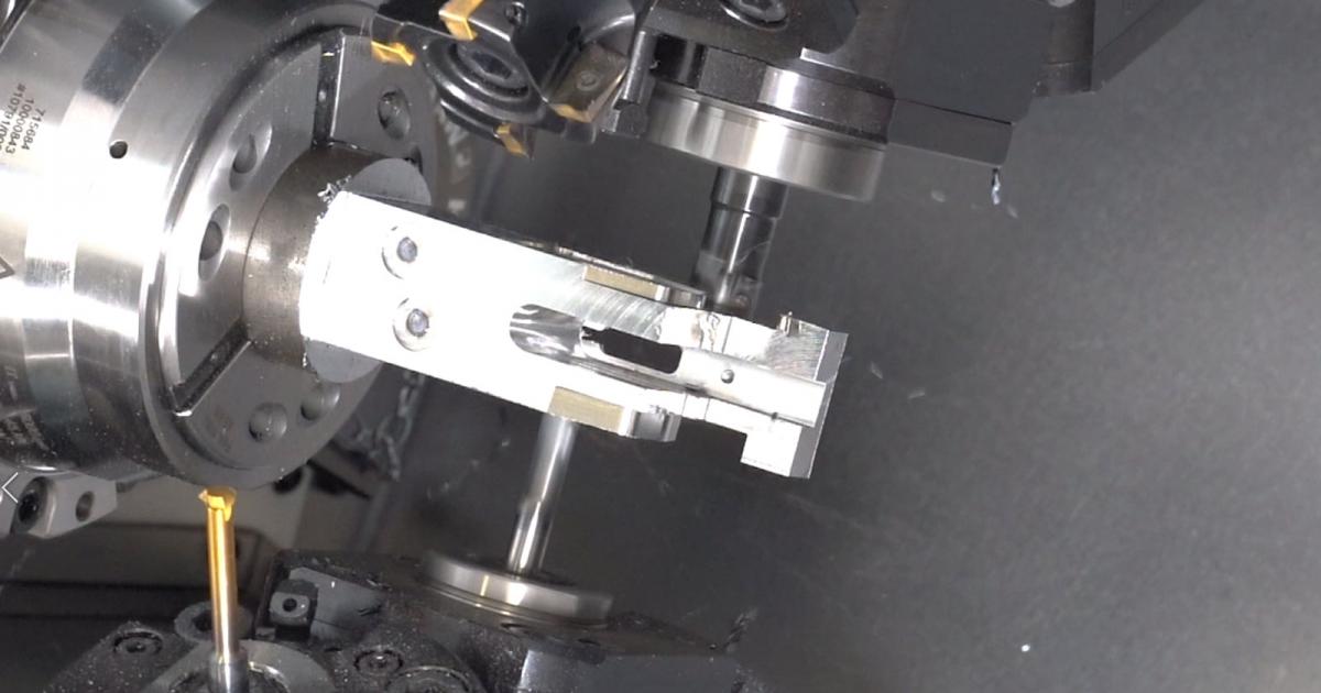 CNC Milling in a Multi-Turret Lathe