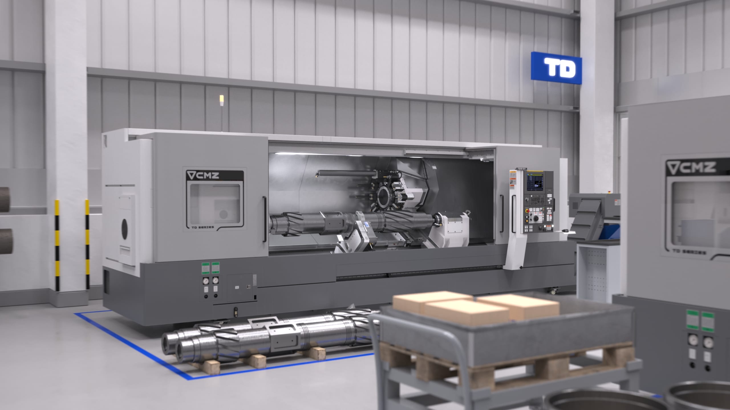 TD Serisi Z2200 - Z3200 | Uzun yataklı CNC torna tezgahları