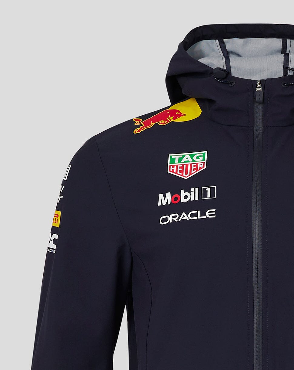 Red Bull Racing F1 Team Rain Jacket- Navy – CMC Motorsports®