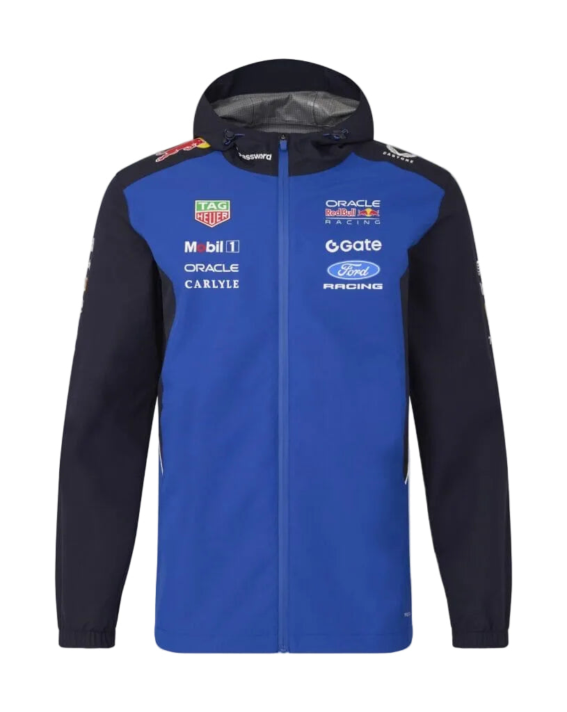 Red Bull Racing F1 2026 Team Rain Jacket - Blue/Navy – CMC