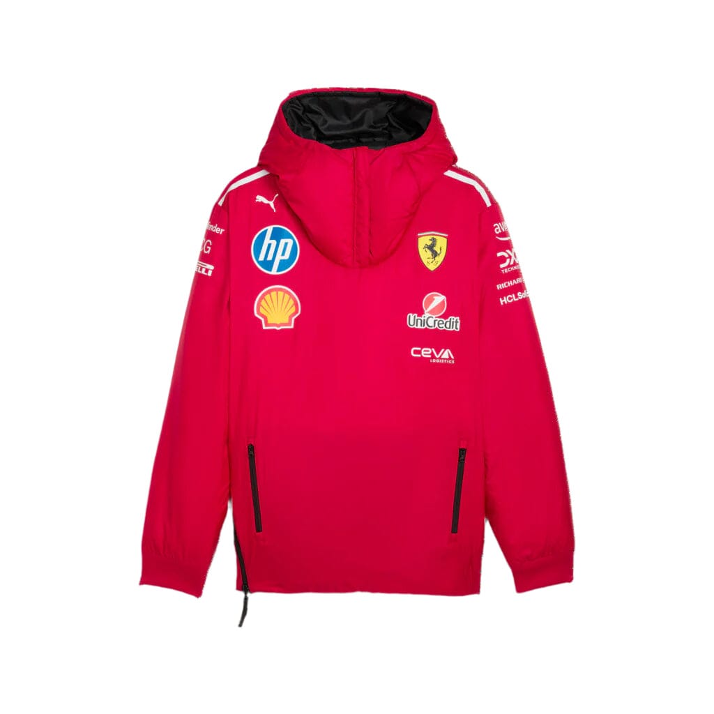 Scuderia Ferrari F1 2025 Team Reversible Jacket - Dark Cherry