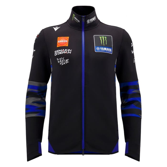 Monster Energy Yamaha 2025 Men's Team Replica Full Zip Sweatshirt