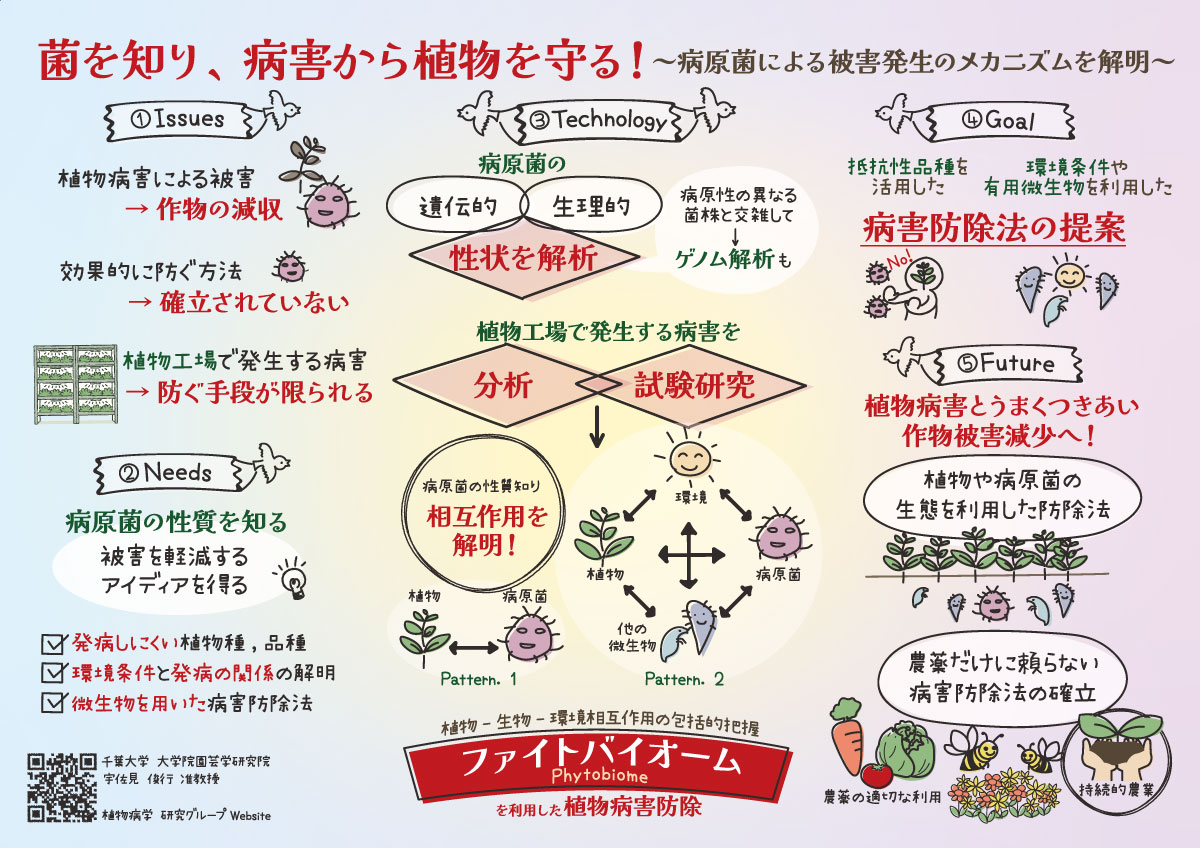 菌を知り、病害から植物を守る！～病原菌による被害発生のメカニズムを